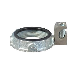 Appleton® GIB-350L-20AC GIB-L-AC Grounding Bushing With Aluminum Lay-In-Lug, 14 to 2/0 AWG AC Cable, 3-1/2 in Trade, Malleable Iron, Zinc Electroplated