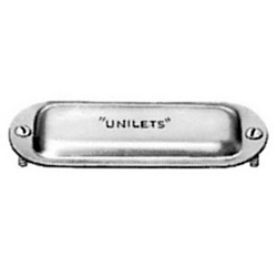 Appleton® UNILETS™ K200 Blank Conduit Body Cover, 2 in Hub, For Use With Form 35™ UNILETS™ Conduit Outlet Body, Steel, Zinc Electroplated