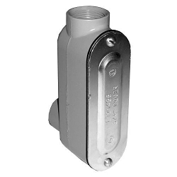 Appleton® NEER™ LB50DCG Type LB Conduit Outlet Body With Cover and Gasket, 1/2 in Hub, 4.3 cu-in Capacity, Die Cast Copper Free Aluminum, Epoxy Powder Coated