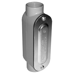 Appleton® NEER™ LC75DCG Type LC Conduit Outlet Body, 1 in Hub, 7.33 cu-in Capacity, Die-Cast Aluminum, Epoxy Powder Coated
