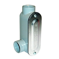 Appleton® NEER™ LL75DCG Type LL Conduit Outlet Body, 3/4 in Hub, 7.3 cu-in Capacity, Die-Cast Aluminum, Epoxy Powder Coated