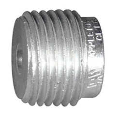 Appleton® RB150125A RB Series Reducing Bushing, 1-1/2 x 1-1/4 in Trade, Aluminum, Natural