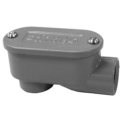 Appleton® NEER™ SLB-50 Standard Service Entrance Ells, 1/2 in Hub, Die Cast Aluminum, Epoxy Powder Coated