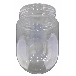 Appleton® UNILETS™ V-51™ VPG-1CL Round Bottom Light Fixture Globe, Cylindrical Shape, 100 W A21 Medium Incandescent Lamp, For Use With V-51™ REA Series Vaportight Enclosed and Gasketed 100 W Medium Base Incandescent Lighting Fixture, Polycarbonate