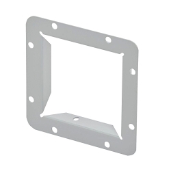 B-Line 1010 GF Wireway End Flange, 10 in W x 10 in H, For Use With NEMA 1/IP30 Screw Cover Lay-In Wireway, Steel, Gray