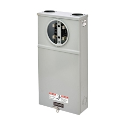 B-Line 114 TB 1-Position Self Contained Single Meter Socket With Test Block Bypass, 600 V AC, 100 A, 1 Phase, NEMA 3R Enclosure