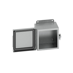 B-Line 16146-4XSCHC JIC Enclosure, 14 in W x 6 in D x 16 in H, NEMA 4X/IP66, 304 Stainless Steel