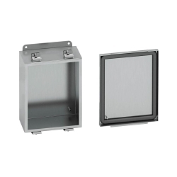 B-Line 664-4XSLC JIC Enclosure, 6 in W x 4 in D x 6 in H, NEMA 4X, 304 Stainless Steel