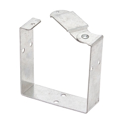 B-Line 1010 C Wireway connector, 10 in W x 10 in H, For Use With NEMA 1/IP30 Screw Cover Wireway, Steel, Galvanized/Plain