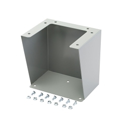 B-Line MFK8 Enclosure Mounting Leg Kit, 9.87 in W x 8 in D x 12 in H, Floor Mount, For Use With NEMA 4/4X/12 Wall Mount Enclosure, Steel, Polyester Powder Coated