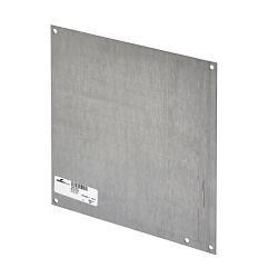 B-Line N88P Flat Enclosure Panel, 6-1/4 in W x 6-1/4 in H, Steel, White