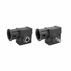 Dodge® Tigear-2® 156HA456 Right Angle Worm Gear Speed Reducer, 3-Piece Coupled Input, Hollow Shaft Output, 0.5 hp, 4:1 Gear, 438 rpm Maximum Output, 71 in-lb Torque Rating