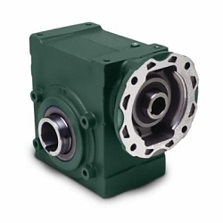 Dodge® Tigear-2® 17Q30H56 Standard Right Angle Worm Gear Speed Reducer, Quill Input, Hollow Output, 0.76 hp, 30:1 Gear, 58 rpm Maximum Output, 615 in-lb Torque Rating
