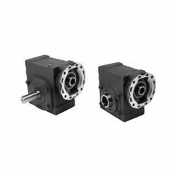 Dodge® Tigear-2® 17Q20R56 Standard Right Angle Worm Gear Speed Reducer, Quill Input, Solid B Shaft Output, 1.03 hp, 20:1 Gear, 88 rpm Maximum Output, 602 in-lb Torque Rating