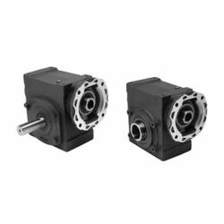 Dodge® Tigear-2® 26Q40R56 Standard Right Angle Worm Gear Speed Reducer, Quill Input, Solid B Shaft Output, 1.55 hp, 40:1 Gear, 44 rpm Maximum Output, 1685 in-lb Torque Rating