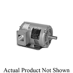Baldor-Reliance EM30007 Continuous-Duty AC Motor, ODP Enclosure, 0.33 hp, 230/460 V AC, 60 Hz, 3 Phase, 48 Frame, 1725 rpm Speed, Footed/Rigid Base Mount