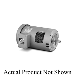 Baldor-Reliance VEM3120T Continuous-Duty AC Motor, ODP Enclosure, 1.5 hp, 230/460 V AC, 60 Hz, 3 Phase, 143TC Frame, 3490 rpm Speed, C-Face Footless Mount