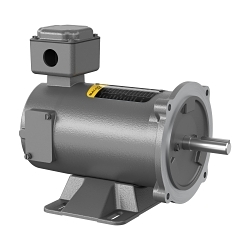 Baldor-Reliance CDP3326 C-Face Continuous Duty Fractional DC Motor With Base, 2.234 ft-lb Torque, 0.5 hp Power Rating, 180 V DC, 2.5 A, 56C Frame, 1750 rpm Speed