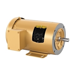 Baldor-Reliance Super-E® CEM3550 Type 3520M Continuous Duty AC Motor, TEFC Enclosure, 1-1/2 hp, 208/230/460 V AC, 60 Hz, 3 Phase, 56C Frame, 3500 rpm Speed, C-Face Foot Rigid Base Mount