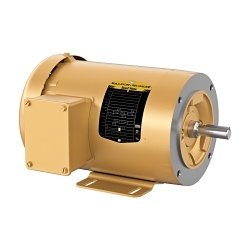 Baldor-Reliance Super-E® CEM3546 Type 3520M Continuous Duty AC Motor, TEFC Enclosure, 1 hp, 208/230/460 V AC, 60 Hz, 3 Phase, 56C Frame, 1760 rpm Speed, C-Face Foot Rigid Base Mount