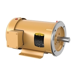 Baldor-Reliance CEM3615T Type 3642M Continuous Duty AC Motor, TEFC Enclosure, 5 hp, 208/230/460 V AC, 60 Hz, 3 Phase, 184TC Frame, 1750 rpm Speed, C-Face Foot Rigid Base Mount