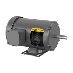 Baldor-Reliance M3542 Type 3420M Continuous Duty AC Motor, TEFC Enclosure, 3/4 hp, 208/230/460 V AC, 60 Hz, 3 Phase, 56 Frame, 1725 rpm Speed, F1/Foot Rigid Mount