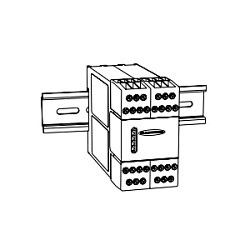Banner Engineering Duo-Touch® AT-GM-13A AT Series Safety Control Module, 6 A, 4NO-1NC 4 Form A/1 Form B Contact
