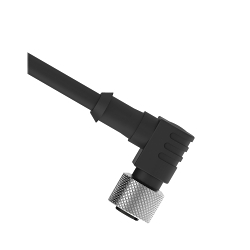 Banner Engineering MQDEC2-515RA Single End Cordset, M12 x 1 Connector, 4.57 m L Cable