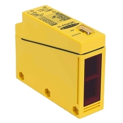 Banner Engineering Q85VR3LP-T9 Self-Contained Photoelectric Sensor, Rectangle Shape, 4.5 m, Red Laser Sensing Beam, 20 ms Response, Relay Output