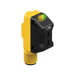 WORLD-BEAM® QS18VN6FPQ8 All Purpose Photoelectric Sensor, Rectangle Shape, 3500 mm, Visible Red LED Sensing Beam, 0.6 ms Response, NPN Output