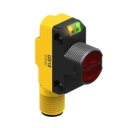 Banner Engineering QS18VP6DQ8 All Purpose Self-Contained Photoelectric Sensor, Rectangle Shape, 450 mm, Infrared Sensing Beam, 0.6 ms Response, PNP Output