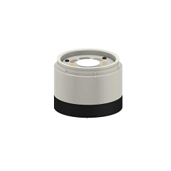 Banner Engineering SG-TL70-R Steady-On/Flashing Modular Tower Light Segment, 12 to 30 V DC, 2.76 in Dia x 1.97 in H, Polycarbonate, CE Certified, UL Listed