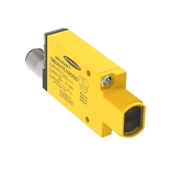 Banner Engineering Maxi-Beam® SM2A312LVAGQD 312 Self-Contained Photoelectric Sensor, Rectangle Shape, 50 mm to 2 m, Red Laser Sensing Beam, 4 ms Response, Switch Output