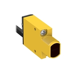 Banner Engineering Mani-Beam® SM312D Self-Contained Photoelectric Sensor, Rectangle Shape, 380 mm, Infrared Sensing Beam, 1 ms Response, NPN/PNP Output