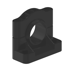 Banner Engineering SMB30SC Mounting Bracket, For Use With QS30, SM30, SMI30, S30, T30, T30U and EZ-LIGHT T30 Series Sensor, 5 Holes, Thermoplastic Polyester, Black