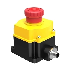 Banner Engineering SSA-EB1PL2-12ED1Q8 SSA Emergency Stop Button, 103 mm H x 110 mm W x 81 mm D, 1NO-2NC Contact