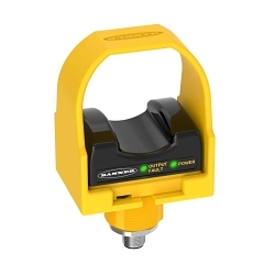 Banner Engineering STBVP6Q5 Self-Checking Optical Touch Button, 10 to 30 V DC, 20 ms Response, M12 Connection, Polyetherimide