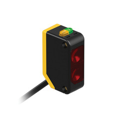 Banner Engineering Q20PFF50Q5 Global Housing Sensor, Rectangle Shape, 50 mm, Visible Red LED Sensing Beam, 0.8 ms Response, PNP Output