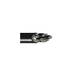 Belden® by Omni Cable 29502 Type TC-ER/WTTC Motor Supply VFD Cable, 1000 VAC, (4) 12 AWG Stranded Tinned Copper Conductor