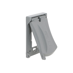 BELL® MX1050S Universal Weatherproof Flip Cover, 1.18 in L x 4.69 in W x 1.04 in D, Metal