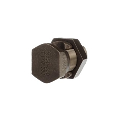 Blackburn® 350M Type H High Strength Split Bolt Connector, 250 to 350 kcmil Stranded Copper Conductor, 1-5/16 x 2-11/16 in Bolt, Bronze Alloy