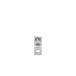 Blackburn® ADR2 Type ADR-ALCUL Dual Rated Mechanical Connector, 14 to 2 AWG Aluminum/Stranded Copper Conductor, 1/4 in Stud, 1 Bolt Holes, Aluminum