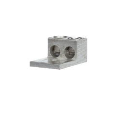Blackburn® ADR25-21 Type ADR-ALCUL Dual Rated Mechanical Connector, 6 AWG to 250 kcmil Aluminum/Stranded Copper Conductor, 3/8 in Stud, 1 Bolt Holes, Aluminum