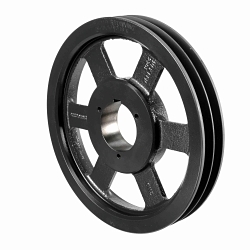 Browning® 3694064 B5V® Arm Type 4 Multiple Sheave, 1/2 to 1-15/16 in Split Taper Bore, 11.28 in OD, 2 Grooves, 11.1 in (5V)/10.8 in (A)/11.3 in (B) Dia Pitch, 1-23/32 in W Face