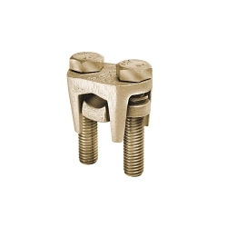 BURNDY® OKLIP™ KVS44 2-Piece Compact High Strength Mechanical Grounding Connector, 500 to 1000 kcmil, 3/0 AWG to 1000 kcmil Conductor, Copper Alloy