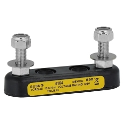 Bussmann 4164 Limiter Fuse Block, 125 VAC/80 VDC, 10 to 800 A, 1 Pole