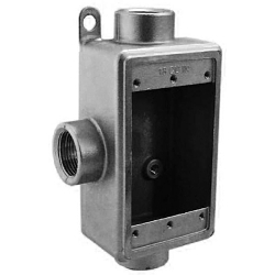 Calbrite™ S60700FDCT Gang Box, 316L Stainless Steel, 25 cu-in Capacity, 1 Gangs