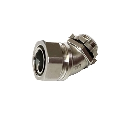 Calbrite™ S61000FC45 45 Degree Connector, 1 in Trade, Stainless Steel, Polished