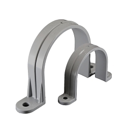CANTEX® 5133737 2-Hole Conduit Clamp, 3/4 in, For Use With Conduit, Pipe and Cable, PVC Coated