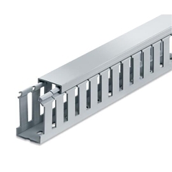 Ty-Duct® TYD1X3WPG6 Wiring Duct, 1 x 3 in Wide Slot, 1 in W x 3 in D, PVC